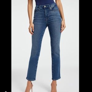 GOOD AMERICAN Good Legs Straight Jeans, Size 8/29